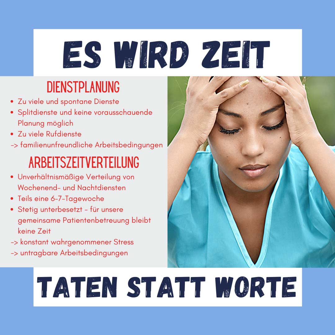 Probleme von Pflegern