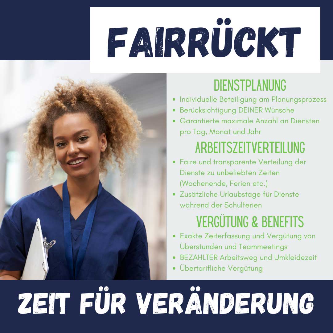 Verbesserungen für Pfleger